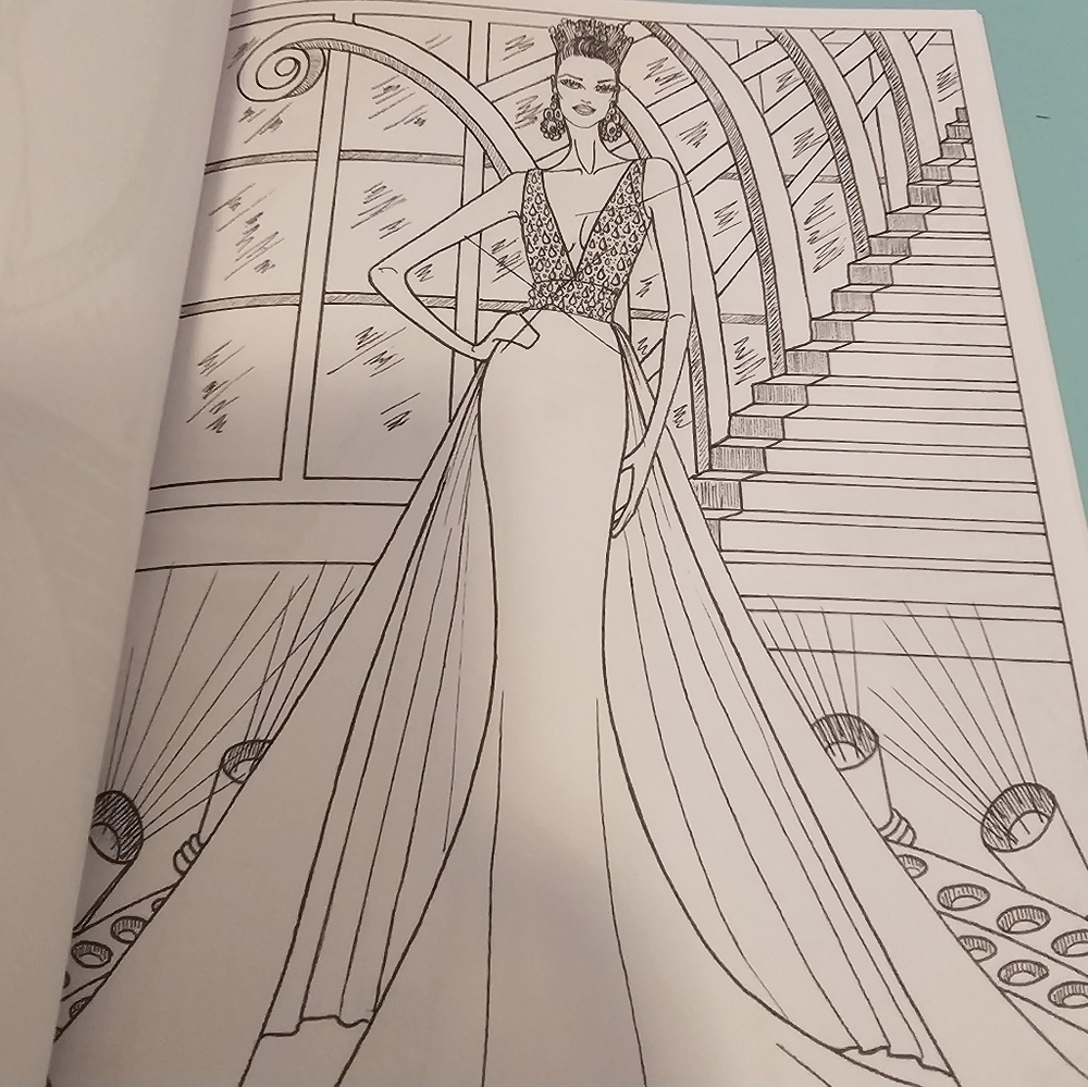 2 Beauty Pageant Coloring Books by Nick Verreos - Picture 2 of 3